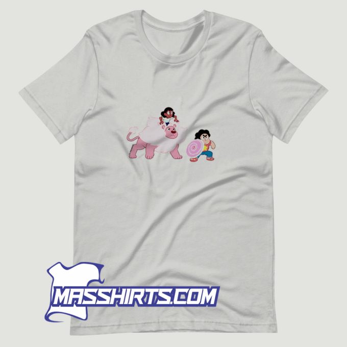 Steven Universe Connie Lion And Steven T Shirt Design