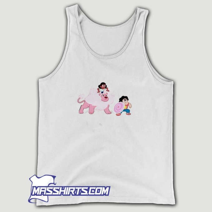 Steven Universe Connie Lion And Steven Tank Top