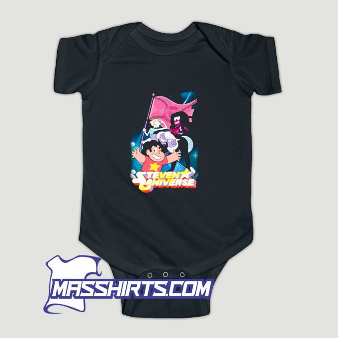 Steven Universe Crystal Gem Flag Baby Onesie