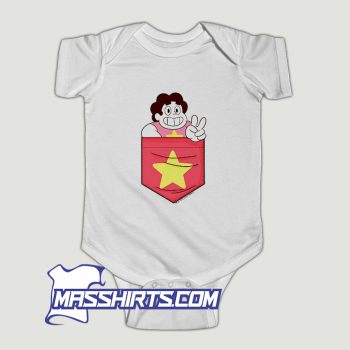 Steven Universe Steven Faux Pocket Baby Onesie