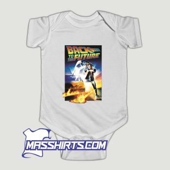 Vintage Back To The Future Baby Onesie