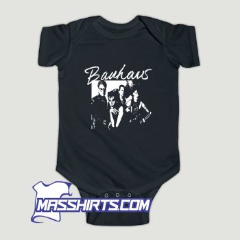 Vintage Bauhaus Band Baby Onesie