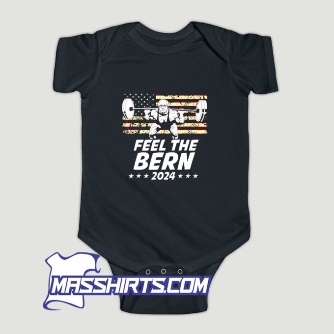 Bernie Sanders Feel The Bern 2024 Baby Onesie