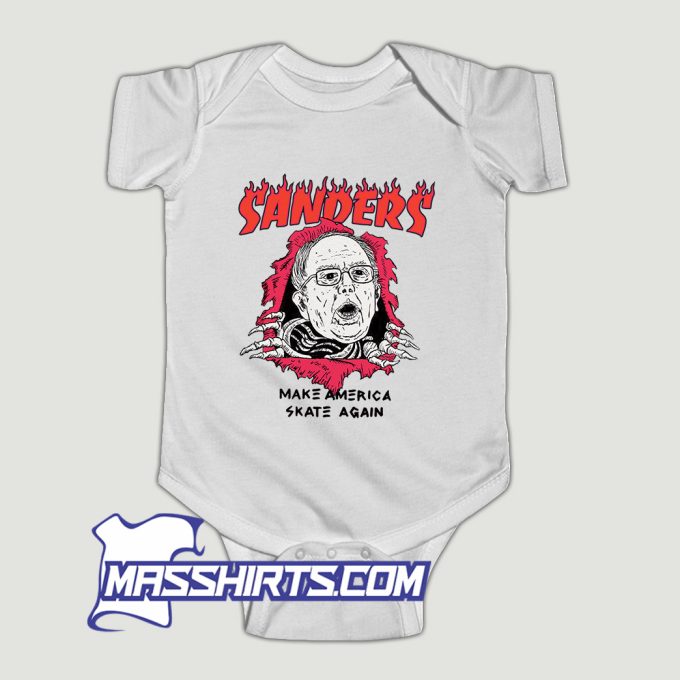 Bernie Sanders Make America Skate Again Baby Onesie