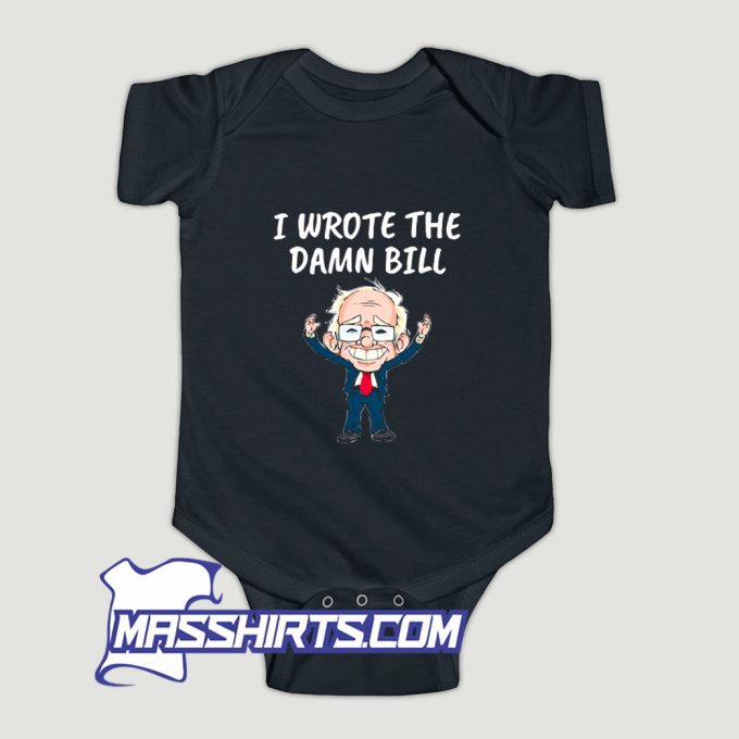 Bernie Sanders Picture Baby Onesie