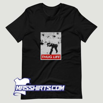 Bernie Sanders Protest Arrest Thug Life T Shirt Design