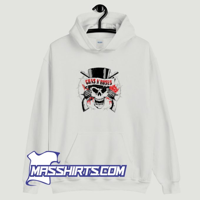 Guns N Roses Top Hat Skull Hoodie Streetwear