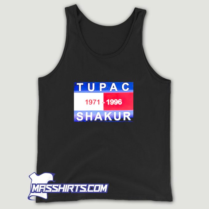 Tupac Shakur 1971 1996 Tank Top