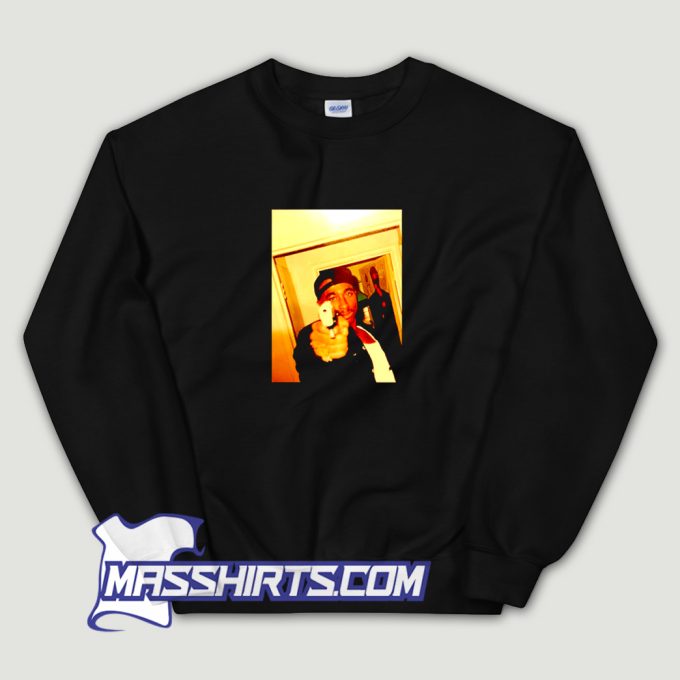 Tupac Shakur Gun 2Pac Shakur Makaveli Sweatshirt