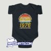 45 Years of Being Awesome 1976 Baby Onesie