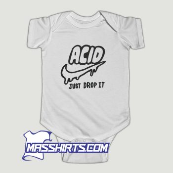Acid Just Drop It Baby Onesie
