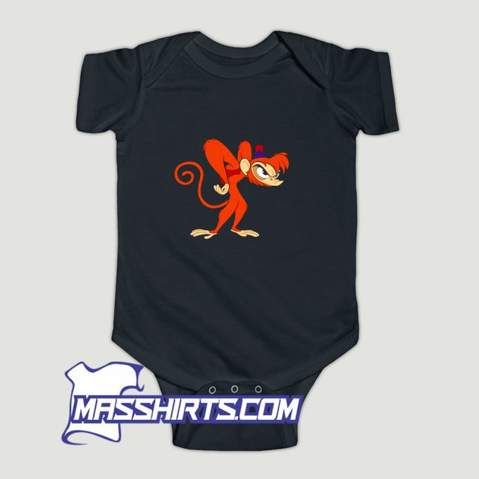 Aladdin Angry Abu 90s Baby Onesie