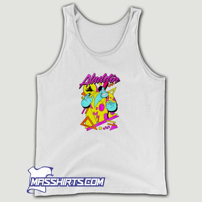 Aladdin Genie 90s Style Portrait Tank Top