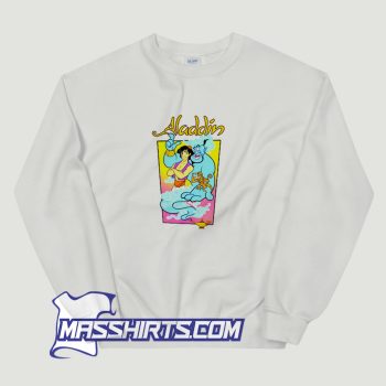 Aladdin Group Shot Bold Distressed Poster Sweatshirt