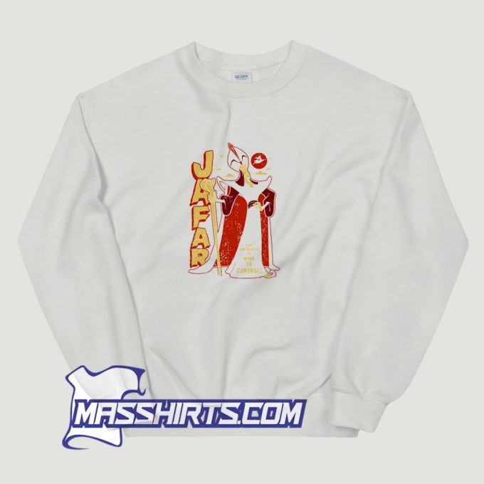 Aladdin Jafar Distressed Portrait Logo Sweatshirt