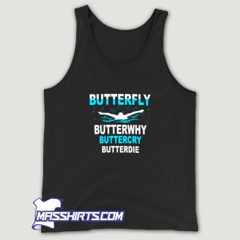 Butterfly Stroke Swimming Tank Top