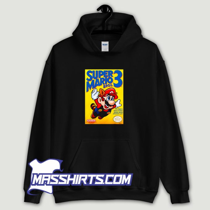 Classic 3 Flying Raccoon Mario Poster Hoodie Streetwear