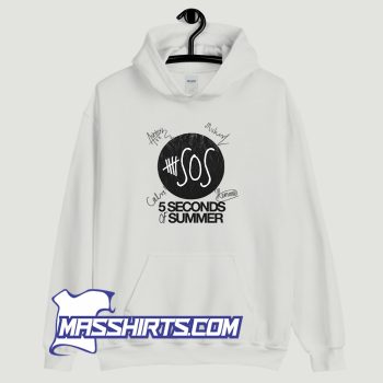 Classic 5SOS Logo And Signature Hoodie Streetwear