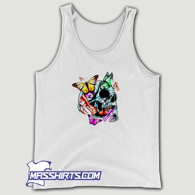 Colorful Butterfly Insect Tank Top