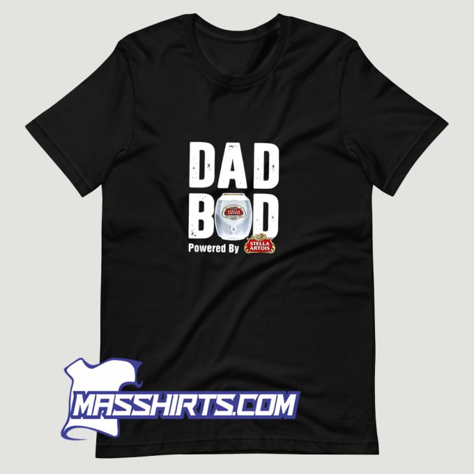 Dad Bod Powered By Drink Beer T Shirt Design