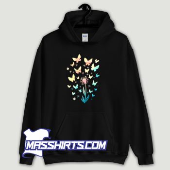 Dandelion Butterfly Colorful Hoodie Streetwear