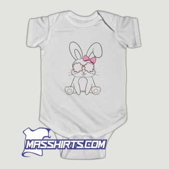 Happy Easter Day Cute Bunny Baby Onesie