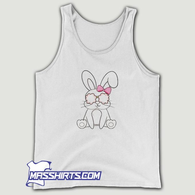 Happy Easter Day Cute Bunny Tank Top