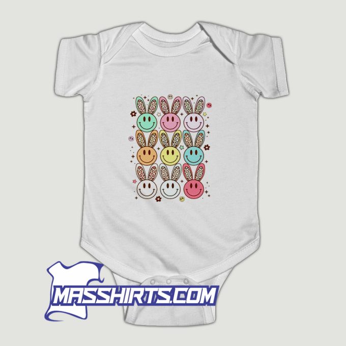 Hoppy Easter Day Hippie Baby Onesie