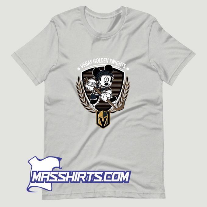 Mickey Mouse Vegas Golden Knights T Shirt Design