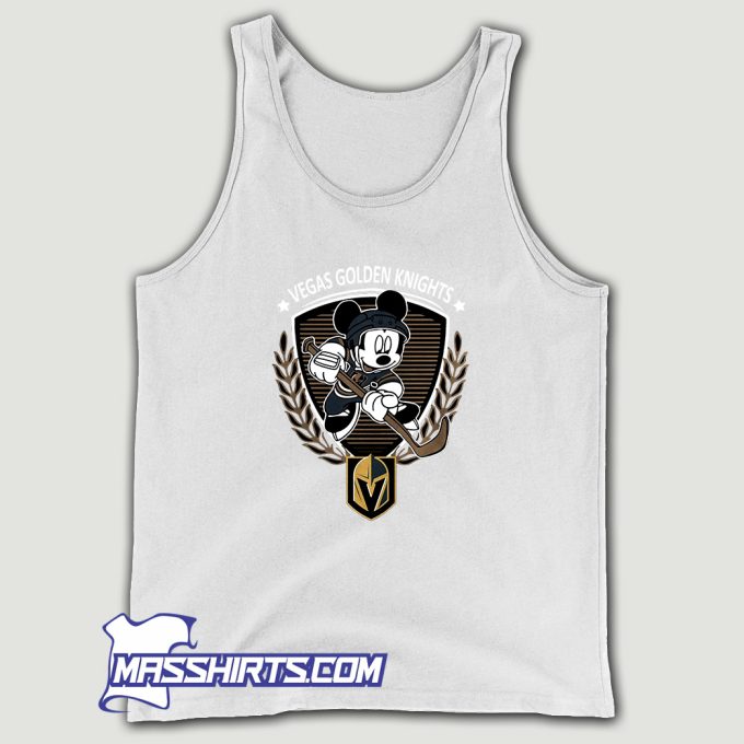 Mickey Mouse Vegas Golden Knights Tank Top