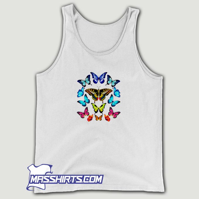 Nature Butterflies Monarch Tank Top