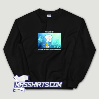 Relatable Squidward Portrait Funny Sweatshirt