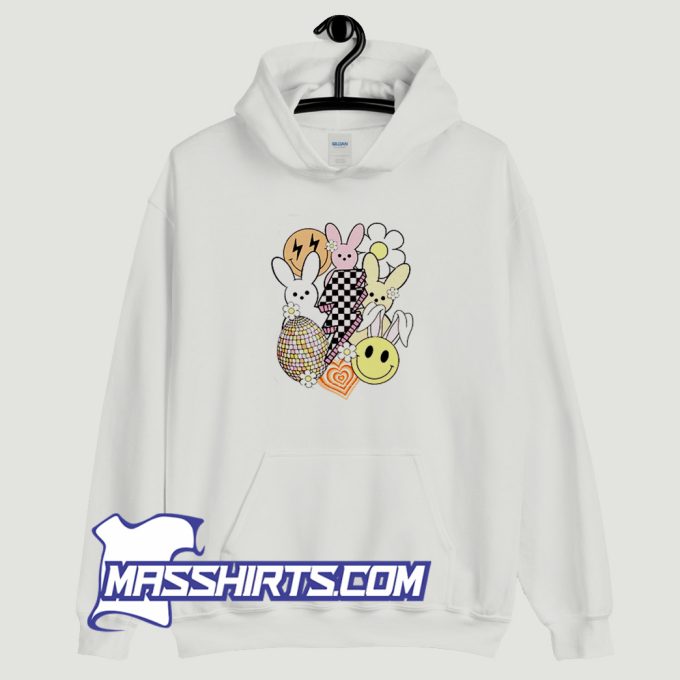 Smile Happy Easter Day Hippie Trendy Hoodie Streetwear