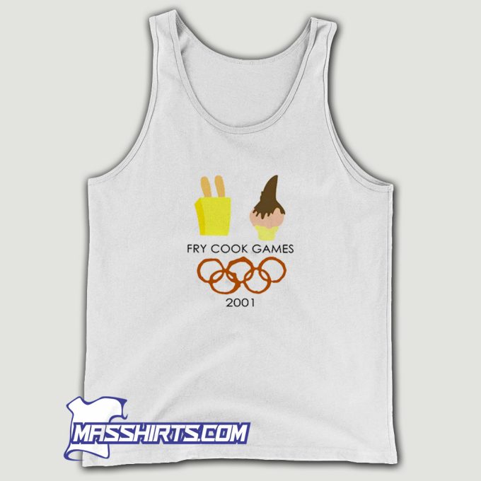 SpongeBob Fry Cook Games 2001 Tank Top