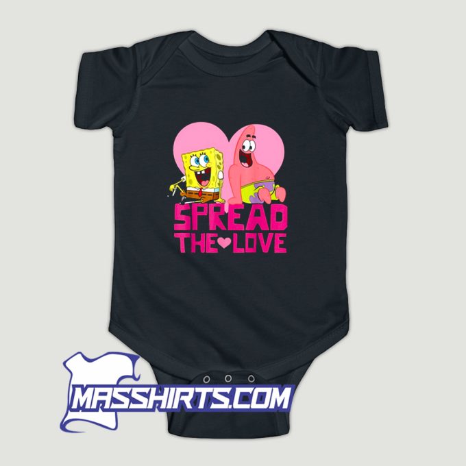 Spread The Love SpongeBob Baby Onesie