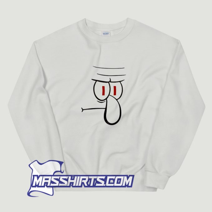 Squidward Big Face Sweatshirt