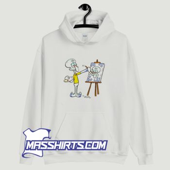 Squidward Paintings In His House Hoodie Streetwear