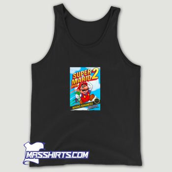 Super Mario Bros 2 Retro Box Art Tank Top