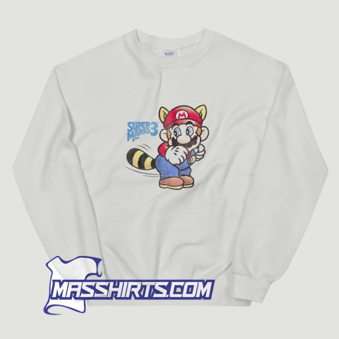 Super Mario Bros 3 Raccoon Sweatshirt