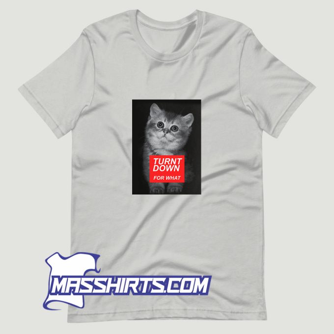 Trunt Down For What Cat T Shirt Design