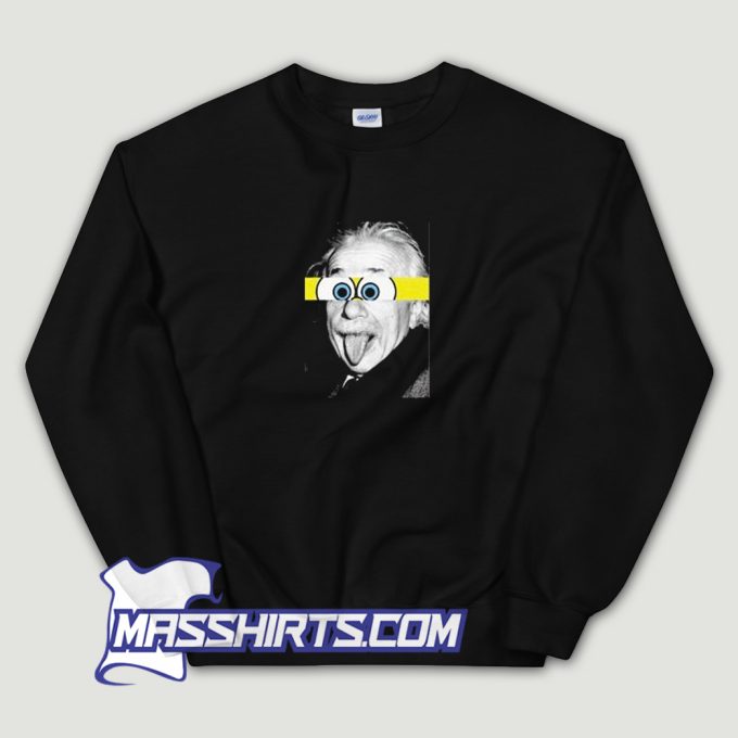 Albert Einstein Spongebobs Eyes Sweatshirt