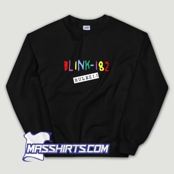 Blink 182 Rulez Colorful Sweatshirt