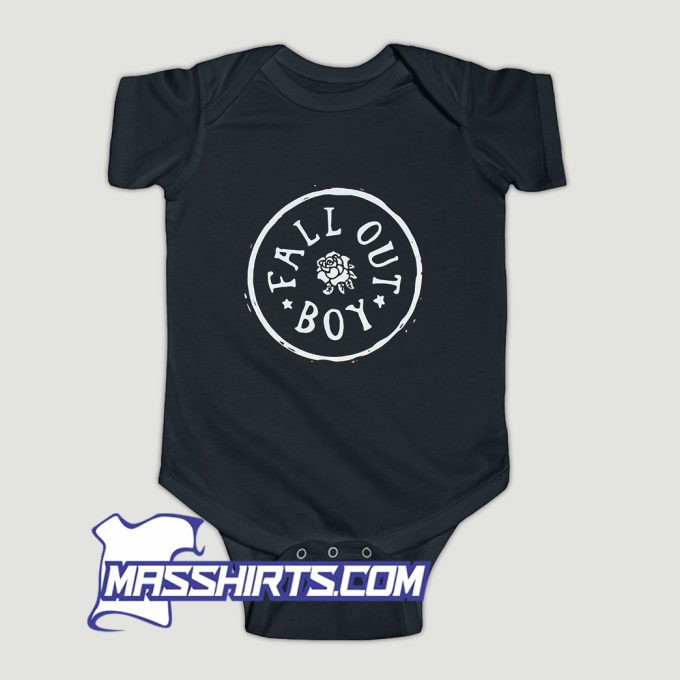 Fall Out Boy Circle Baby Onesie