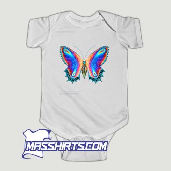 Halsey Multicolor Butterfly Baby Onesie