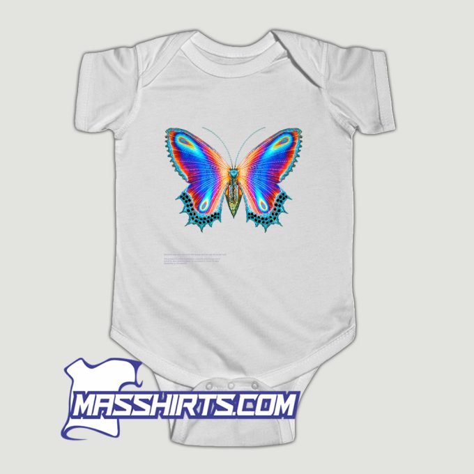 Halsey Multicolor Butterfly Baby Onesie