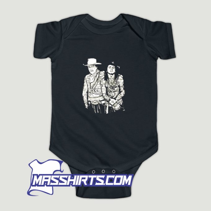 John Wayne And Lil Wayne Baby Onesie