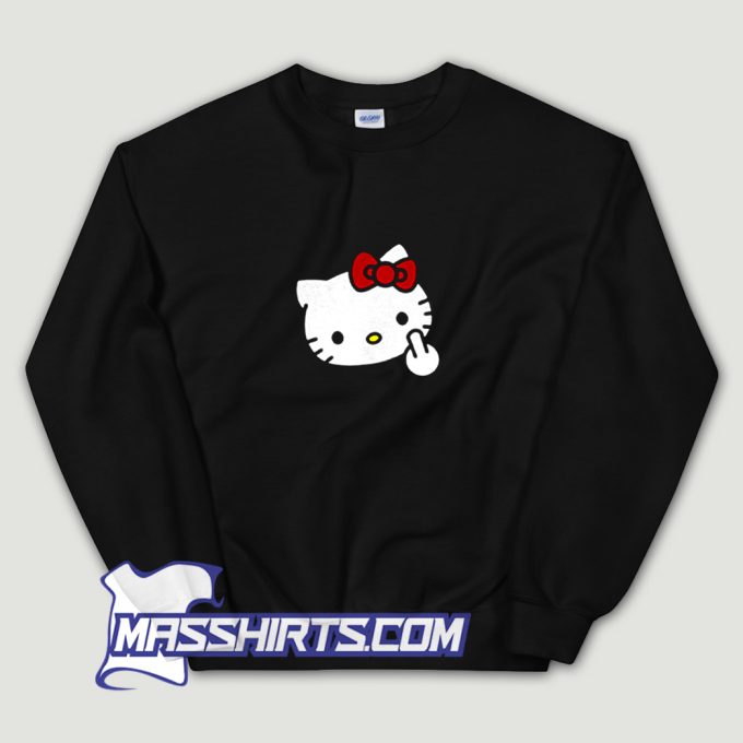 Kitty Middle Finger Sweatshirt