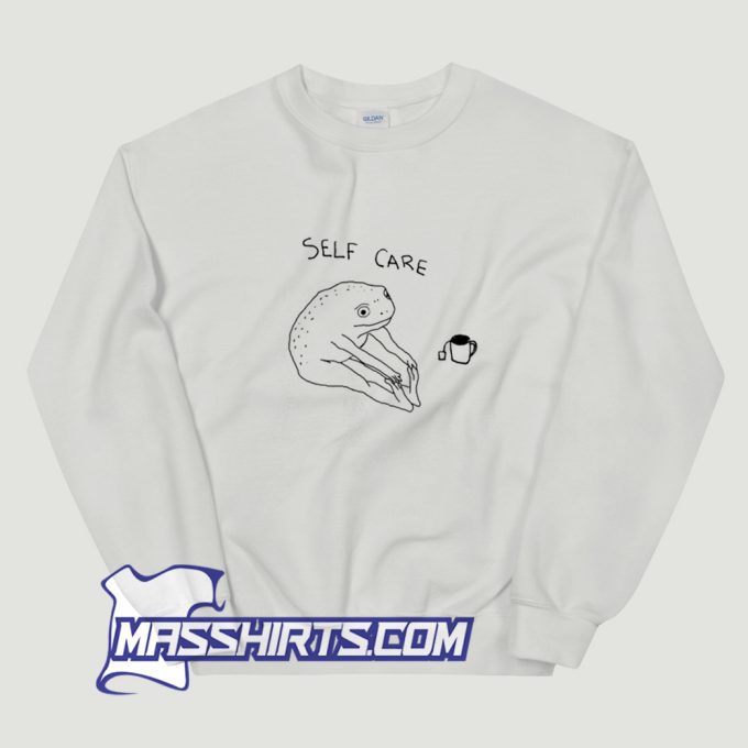 Self Care Frog Sweatshirt