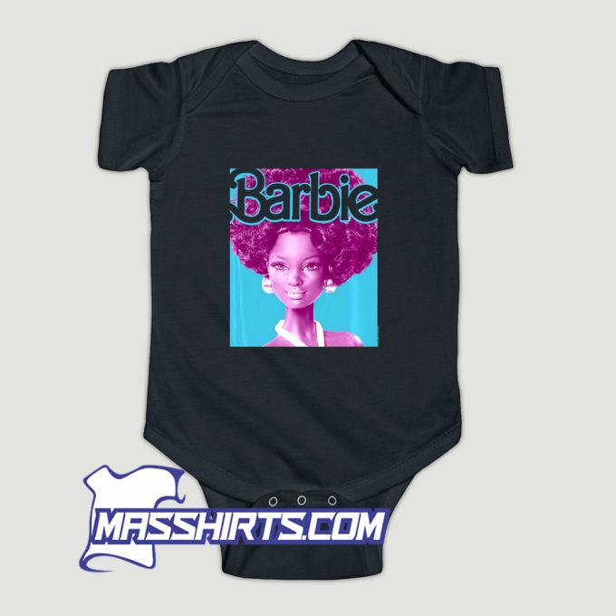 Barbie Afro Barbie Doll Baby Onesie