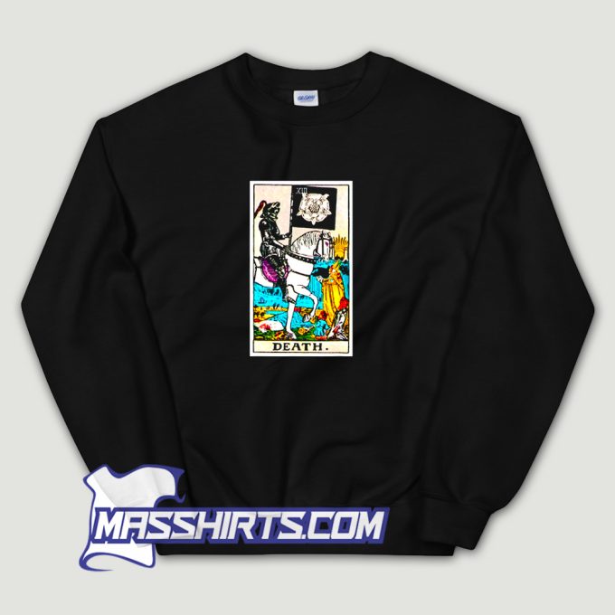 Death Tarot Card Psychic Occult Sweatshirt